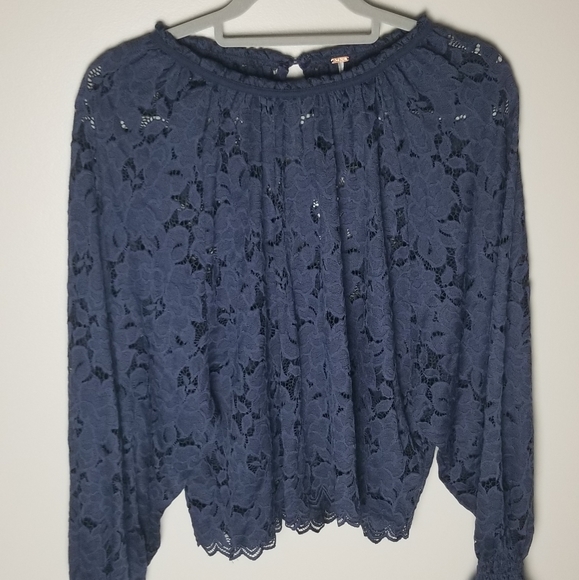 Free People Olivia Lace Top - Picture 2 of 13